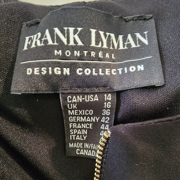 FRANK LYMAN "MONTREAL" DESIGNER DRESS - Picture 4 of 5